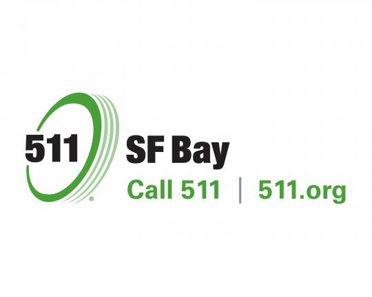 511 SF Bay Logo with tagline, 2-Color horizontal in JPG format